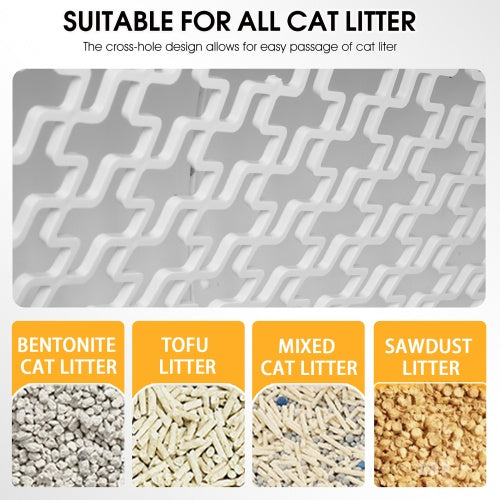 Smart Automatic Litter Box App Controls 4G WiFi, Double Deodorization Gabby Whale