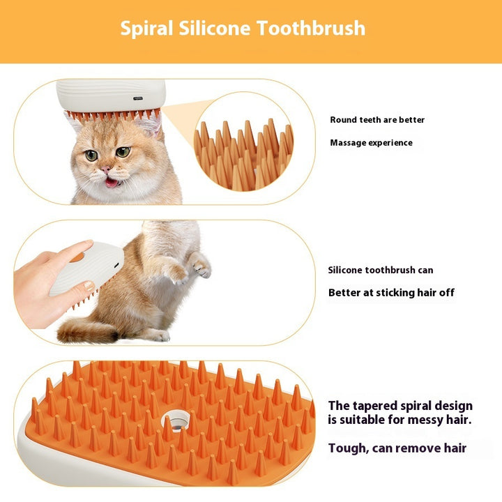 Pet Steam Brush | The Ultimate Grooming Tool - Gabby Whale