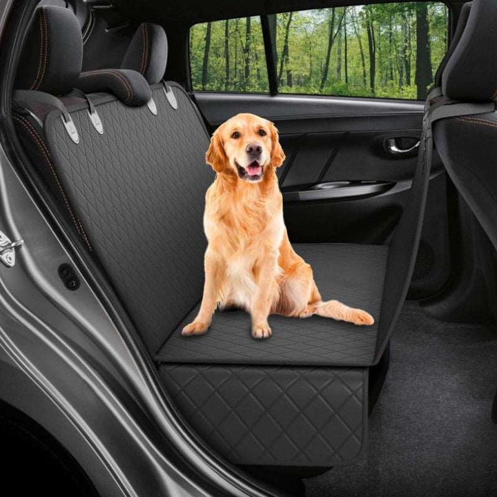 Dog Car Seat Cover View Mesh Pet Carrier Hammock Safety Protector Car Rear Back Seat Mat With Zipper And Pocket For Travel Gabby Whale