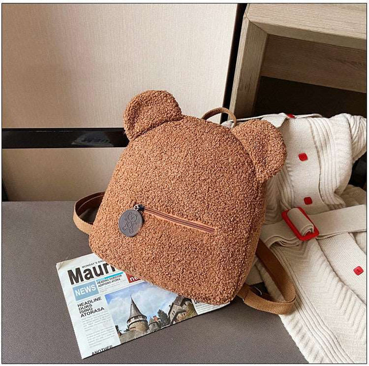 Bear Backpacks Portable Children Travel Shopping Rucksacks Women's Cute Bear Shaped Shoulder Backpack - Gabby Whale