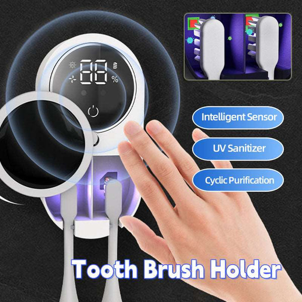 Tooth Brush Holder Sanitizer Uv Toothbrush Sanitizer Toothpaste Accessories Portable Toothbrush Sterilizer Portable Disinfectant - Gabby Whale