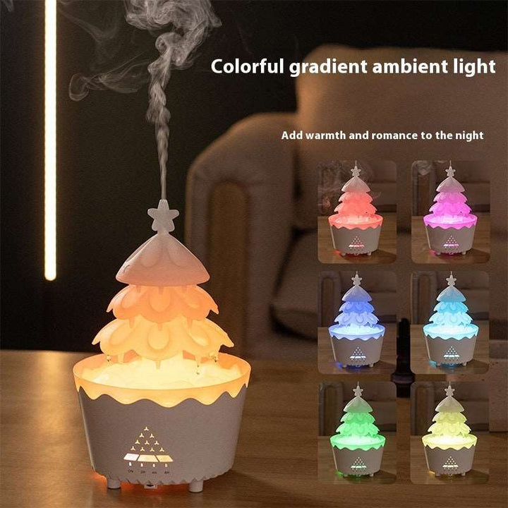 2024 New Design Essential Oil Aroma Diffuser Household Mute Small Remote Control Humidifier Suitable For Home Christmas Gift - Gabby Whale