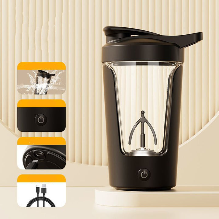 400ML 14oz Electric Protein Powder Mixing Cup Automatic Shaker Mixer Shake Bottle Milk Coffee Blender Kettle Fro Gym 1200mAh - Gabby Whale