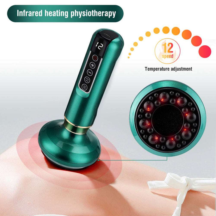 Electric Vacuum Cupping Massager For Body Anti-Cellulite Suction Cup Gua Sha Massage Body Cups Guasha Fat Burning Slimming Jars Gabby Whale