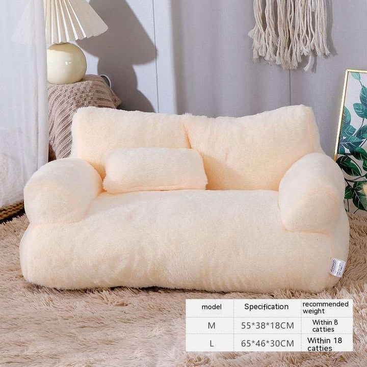 Luxury Cat Bed Sofa Winter Warm Cat Nest Pet Bed For Small Medium Dogs Cats Comfortable Plush Puppy Bed Pet Supplies Gabby Whale