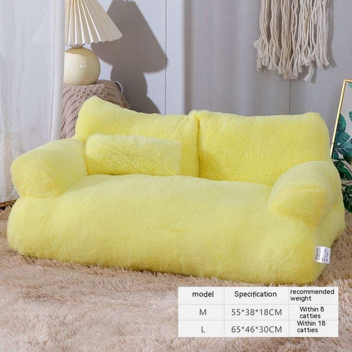 Luxury Cat Bed Sofa Winter Warm Cat Nest Pet Bed For Small Medium Dogs Cats Comfortable Plush Puppy Bed Pet Supplies - Gabby Whale