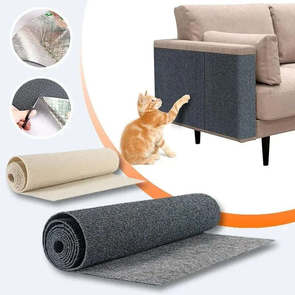 Self-Adhesive Carpet Cats Scratch Board Wall Anti Cat Scratch Sofa Diy Cats Scratch Board Sofa Protection Paws Sharpen Trimmable Pet Products Gabby Whale