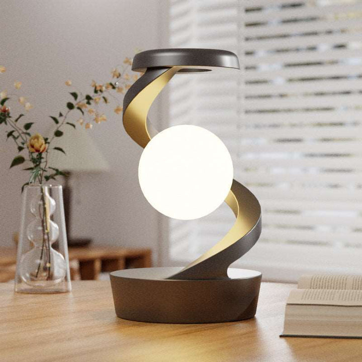 Rotating Moon Desk Lamp With Phone Wireless Charging Sensor Control Table Lamps Decorative Desktop Lamp Small Night Lamp Home Decor Gabby Whale