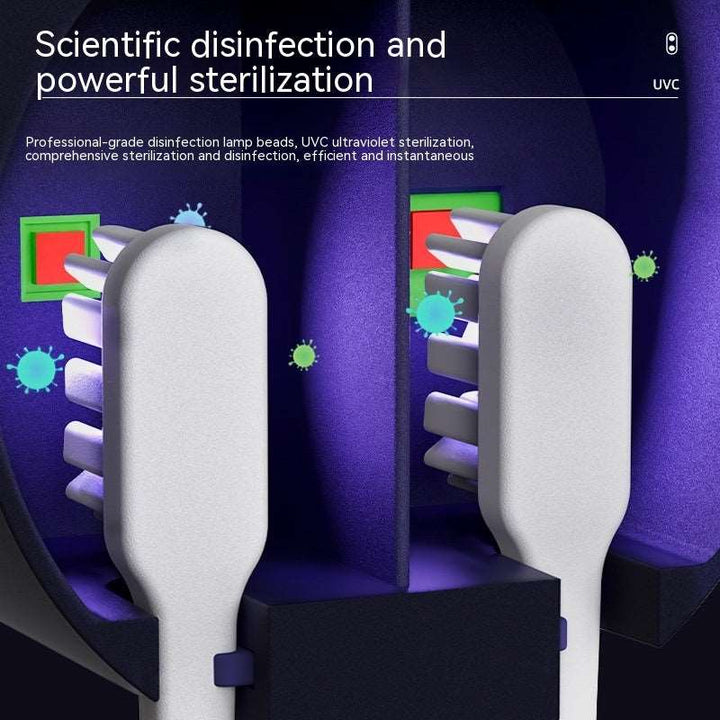 Tooth Brush Holder Sanitizer Uv Toothbrush Sanitizer Toothpaste Accessories Portable Toothbrush Sterilizer Portable Disinfectant Gabby Whale