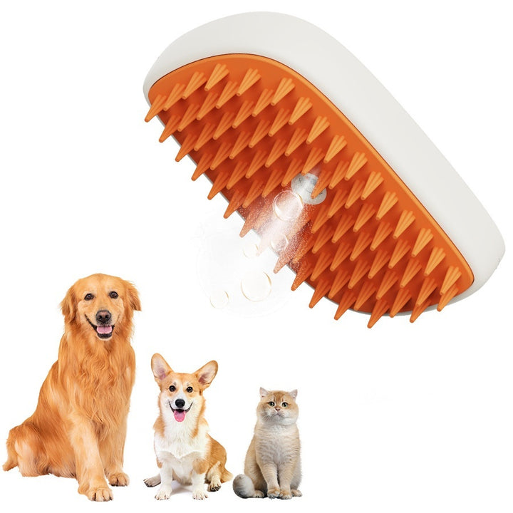 USB Rechargeable Pets Steam Brush Spray Massage Comb Pet Grooming Tools Cat Steam Comb Pet Products Gabby Whale