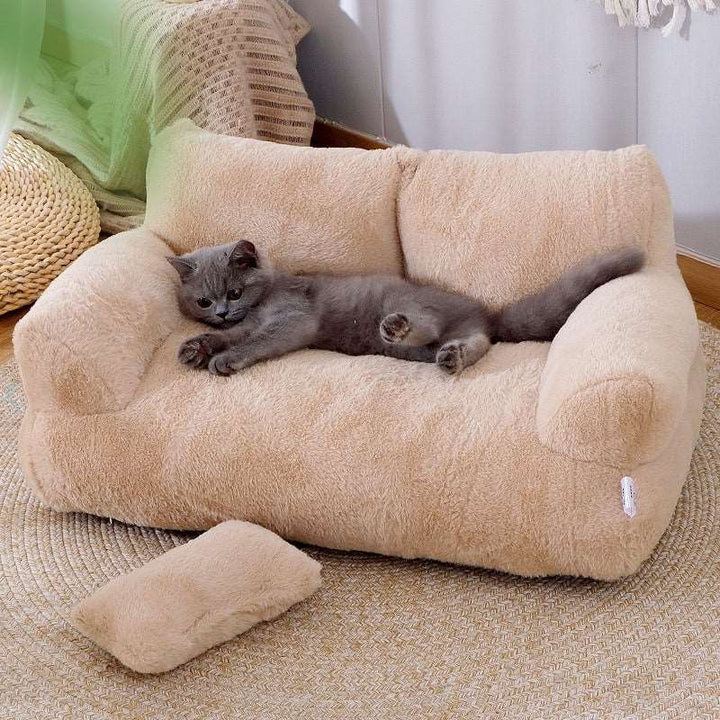 Luxury Cat Bed Sofa Winter Warm Cat Nest Pet Bed For Small Medium Dogs Cats Comfortable Plush Puppy Bed Pet Supplies - Gabby Whale