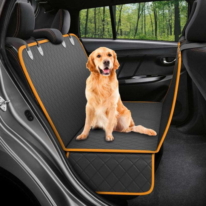 Dog Car Seat Cover View Mesh Pet Carrier Hammock Safety Protector Car Rear Back Seat Mat With Zipper And Pocket For Travel Gabby Whale