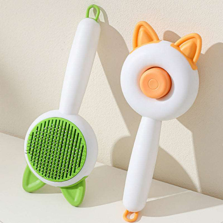 Pet Dog Brush Cat Comb Self Cleaning Pet Hair Remover Brush For Dogs Cats Grooming Tools Pets Dematting Comb Dogs Accessories Pet Products Gabby Whale