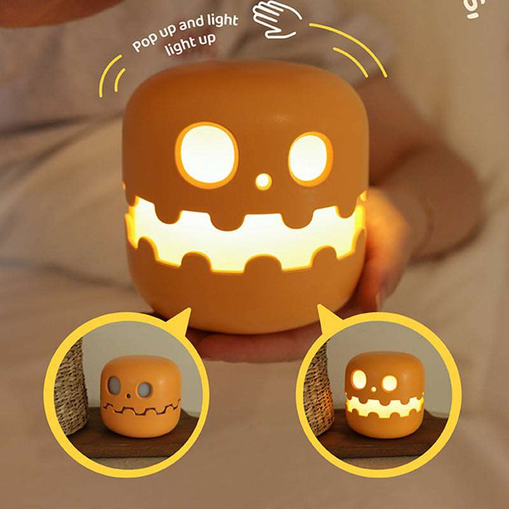 Pumpkin Lamp Bedside Halloween Funny Decoration Ambience Light For Bedrooms Living Room Decoration Kids Birthday Gift Halloween Decorations Gabby Whale