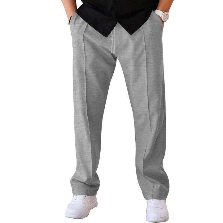 Men's Trousers Sports Casual Loose Straight Pants With Drawstring Design Clothing Gabby Whale