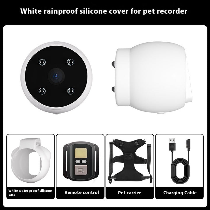 Pets Recorder Pet Tracker Collar Dogs And Cats Viewing Angle Motion Recording Camera Action Camera With Video Records Cat Collars Camera Sport Pet Products Gabby Whale