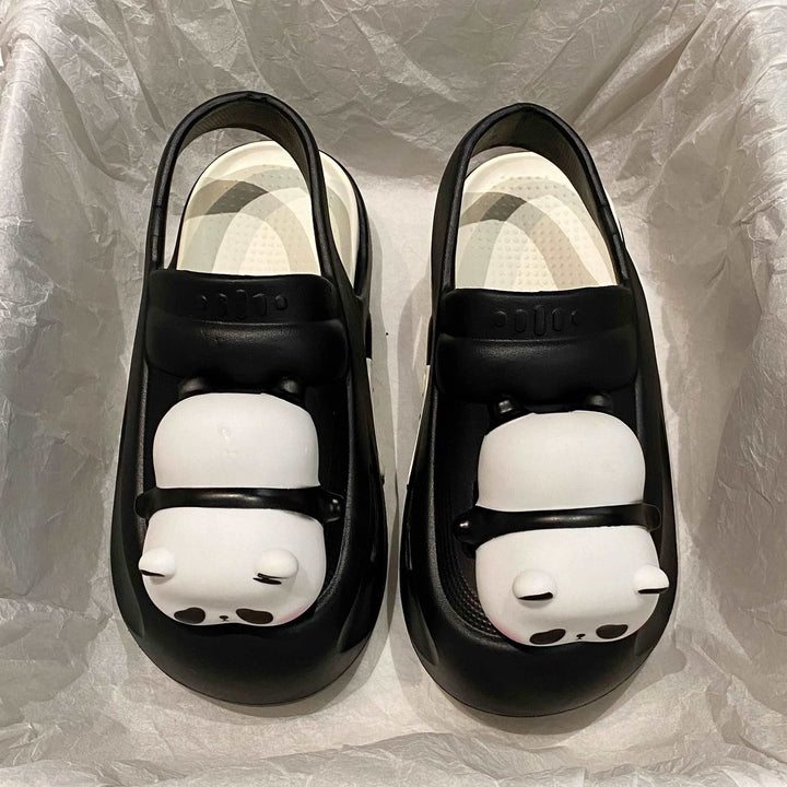 2024 Cute Slipper With Panda Lamp Summer Sandales Femme Light Funny Woman Slippers Shoes Women - Gabby Whale