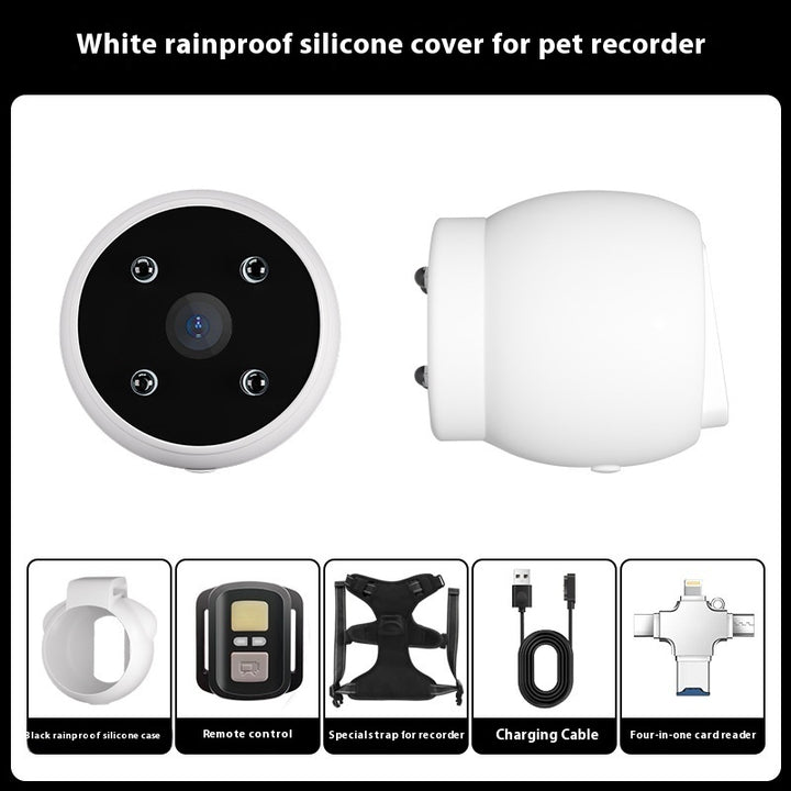 Pets Recorder Pet Tracker Collar Dogs And Cats Viewing Angle Motion Recording Camera Action Camera With Video Records Cat Collars Camera Sport Pet Products Gabby Whale