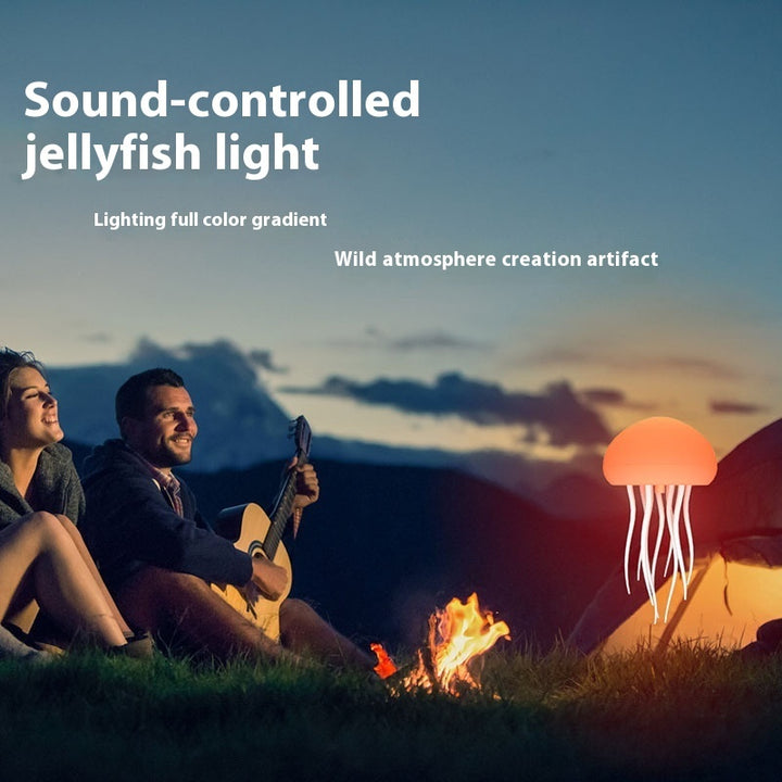 Jellyfish Mood Lamp LED Jellyfish Night Light Portable Jellyfish Lamp Jellyfish Decorations Smart Table Lamp For Bedside Desk Gabby Whale