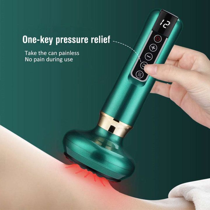 Electric Vacuum Cupping Massager For Body Anti-Cellulite Suction Cup Gua Sha Massage Body Cups Guasha Fat Burning Slimming Jars Gabby Whale