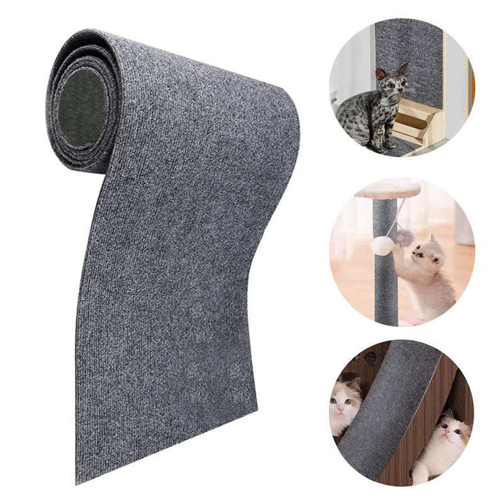 Self-Adhesive Carpet Cats Scratch Board Wall Anti Cat Scratch Sofa Diy Cats Scratch Board Sofa Protection Paws Sharpen Trimmable Pet Products Gabby Whale