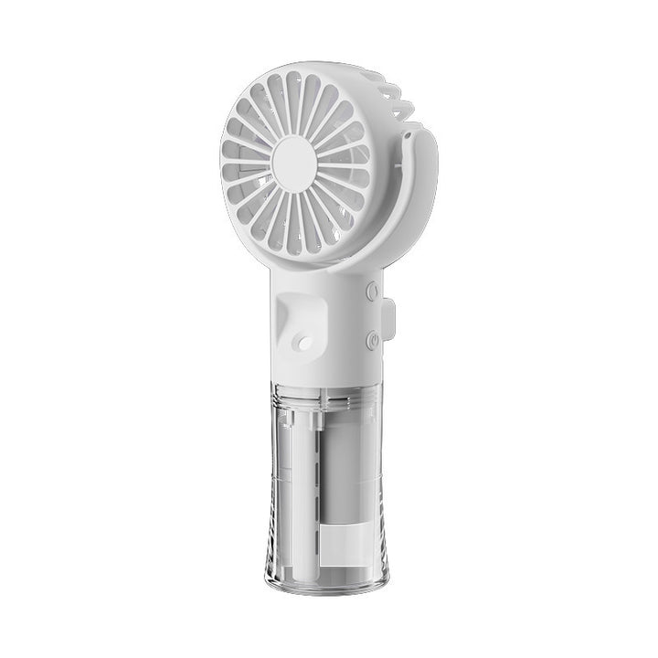 Portable Handheld Spray Fan 4-Speed Water Spray Mist Fan Summer Cooling Artifact USB Charging Summer Supplies Outdoor Mini Fan Gabby Whale