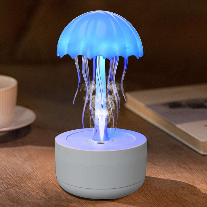 Jellyfish Humidifier Fragrance Diffuser Colorful Night Light Heavy Fog Essential Oil Diffuser Home Bedroom Office Air Humidifier Gabby Whale