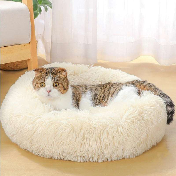 Dog Bed Super Soft Washable Long Plush Pet Kennel Deep Sleep Dog House Velvet Mats Sofa For Dog Basket Pet Cat Bed - Gabby Whale