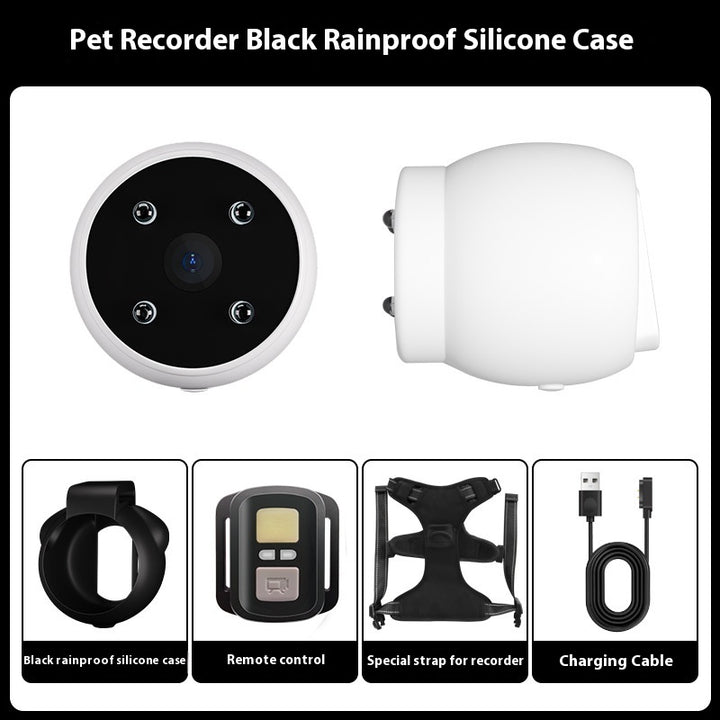 Pets Recorder Pet Tracker Collar Dogs And Cats Viewing Angle Motion Recording Camera Action Camera With Video Records Cat Collars Camera Sport Pet Products Gabby Whale