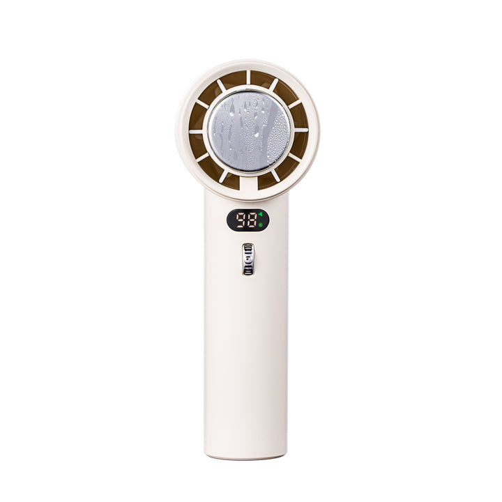 Portable Handheld Turbo Fan Cooling Semiconductor Refrigeration 3000mAh Battery Wind Speeds Adjustable Mini Personal Fan Gabby Whale