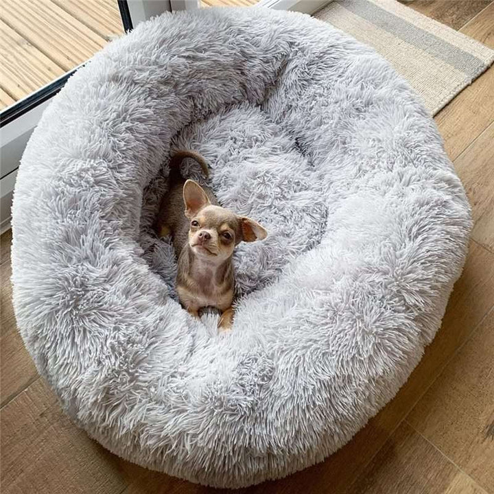 Dog Bed Super Soft Washable Long Plush Pet Kennel Deep Sleep Dog House Velvet Mats Sofa For Dog Basket Pet Cat Bed - Gabby Whale