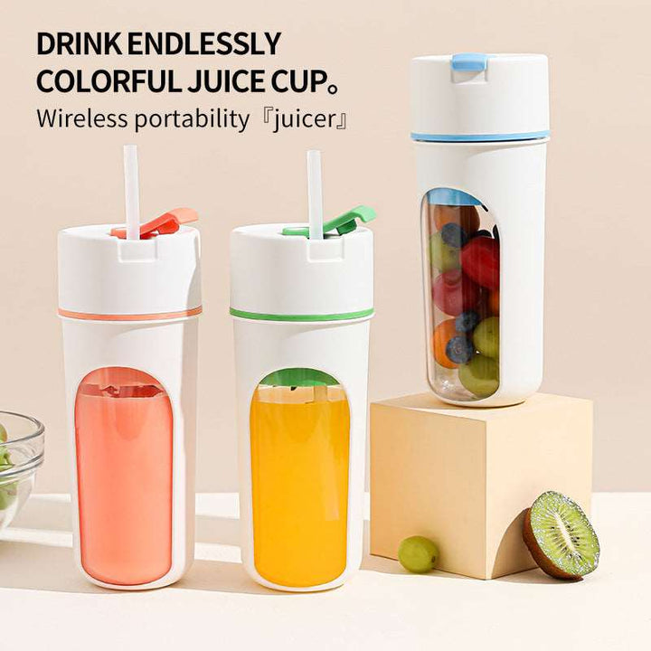 Kitchen Electric Juicer USB Charging Wireless Juices Blender Fruit Orange Mixer Squeezer Machine Ice Crush Cup Food Processor Gabby Whale