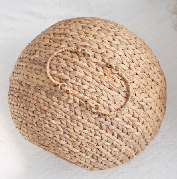 Weaving Rattan Circular Cat Bed Gabby Whale