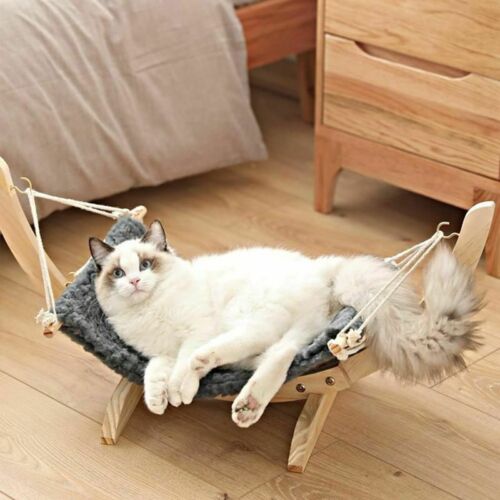 Wooden Pet Bed | Hanging Solid Wood - Gabby Whale