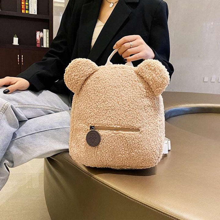 Bear Backpacks Portable Children Travel Shopping Rucksacks Women's Cute Bear Shaped Shoulder Backpack - Gabby Whale