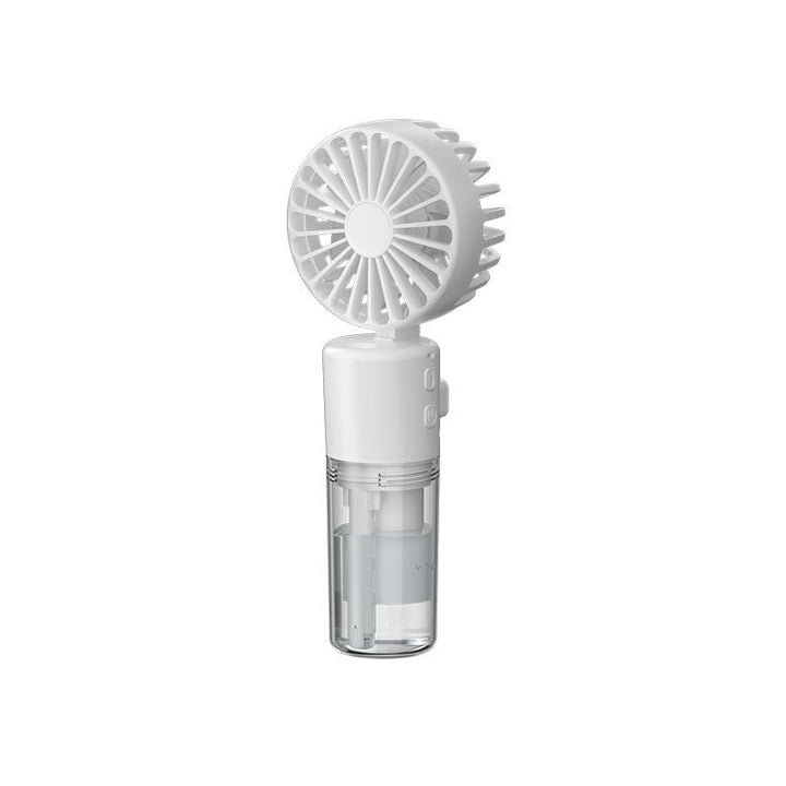 Portable Handheld Spray Fan 4-Speed Water Spray Mist Fan Summer Cooling Artifact USB Charging Summer Supplies Outdoor Mini Fan Gabby Whale