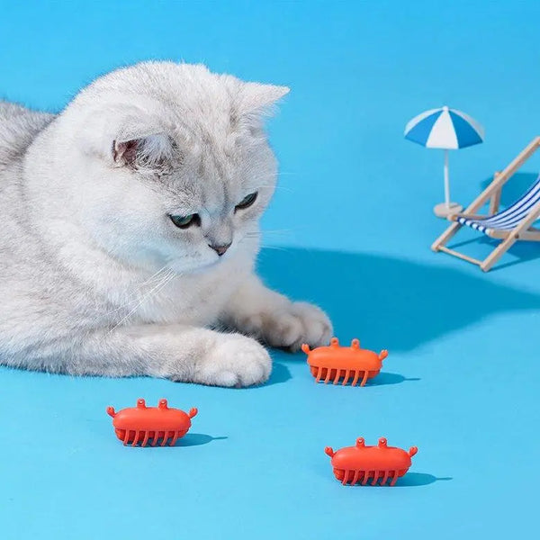 Interactive Red Crab Toy – The Ultimate Electronic Toy for Cats! - Gabby Whale