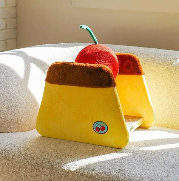 Cherry Cake Cat Bed | A Playful and Cozy Retreat for Your Cat - Gabby Whale