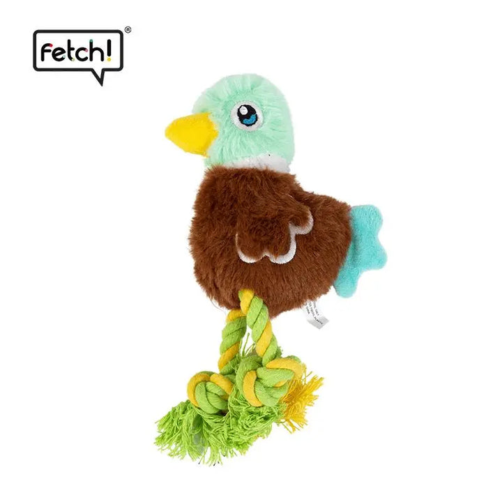 Cotton Rope Chicken and Duck Toys - Durable Plush Toy for Pet Playtime - Gabby Whale