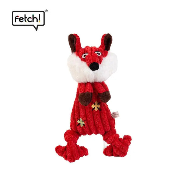 Fox Plush Toy for Medium Dogs