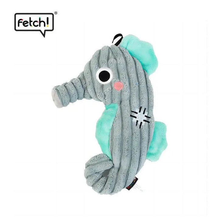 Fetch! Ocean Series Seahorse plush toy – ocean-themed design for pet play and chewing