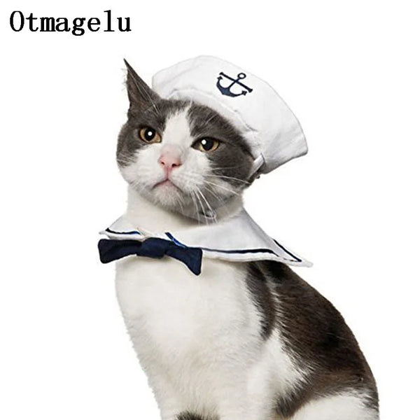 Funny Navy Sailor Pet Costume - Gabby Whale