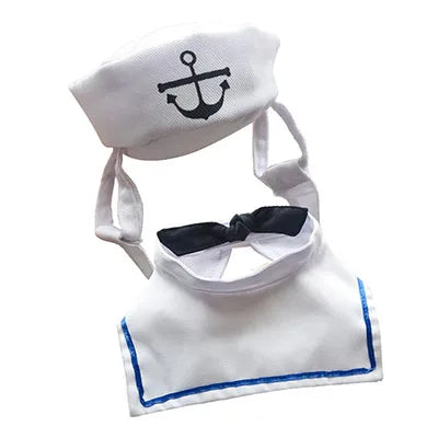 Funny Navy Sailor Pet Costume - Gabby Whale