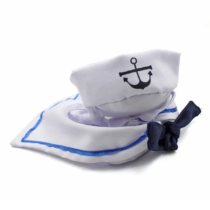 Funny Navy Sailor Pet Costume - Gabby Whale