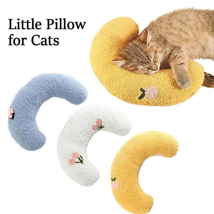 Little Pillow For Cats Fashion Neck Protector Deep Sleep Puppy U-Shaped Pillow Pets Pillow Kitten Headrest Dog Sleeping Pillow Pet Products - Gabby Whale