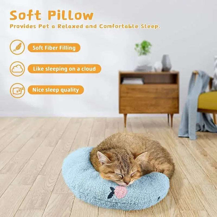 Little Pillow For Cats Fashion Neck Protector Deep Sleep Puppy U-Shaped Pillow Pets Pillow Kitten Headrest Dog Sleeping Pillow Pet Products - Gabby Whale