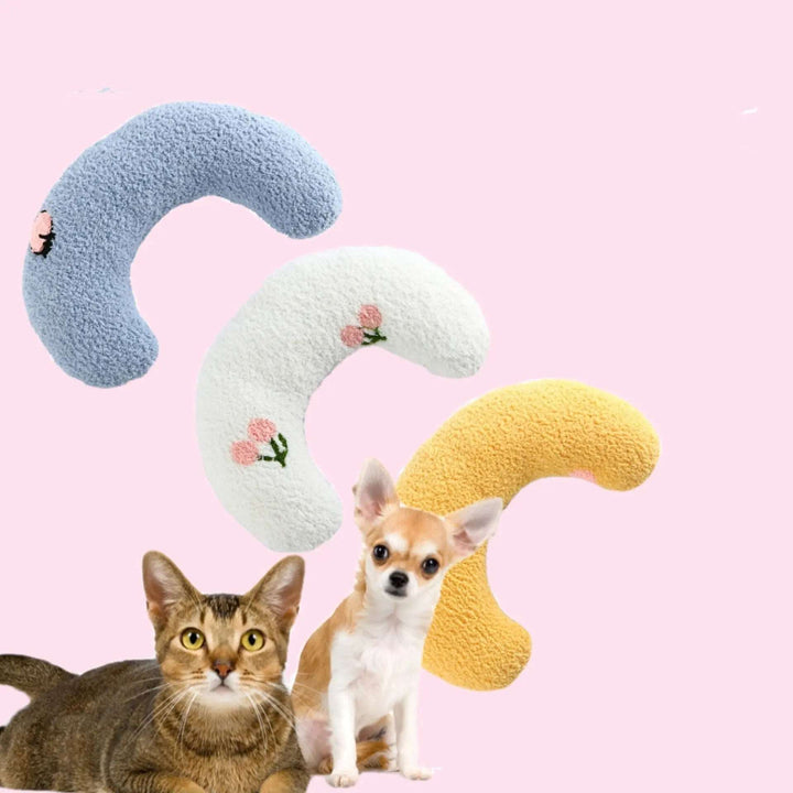 Little Pillow For Cats Fashion Neck Protector Deep Sleep Puppy U-Shaped Pillow Pets Pillow Kitten Headrest Dog Sleeping Pillow Pet Products - Gabby Whale
