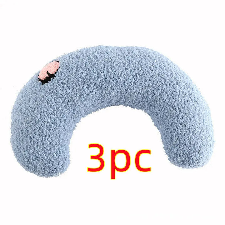 Little Pillow For Cats Fashion Neck Protector Deep Sleep Puppy U-Shaped Pillow Pets Pillow Kitten Headrest Dog Sleeping Pillow Pet Products Gabby Whale