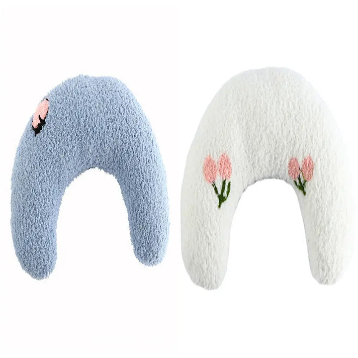 Little Pillow For Cats Fashion Neck Protector Deep Sleep Puppy U-Shaped Pillow Pets Pillow Kitten Headrest Dog Sleeping Pillow Pet Products Gabby Whale