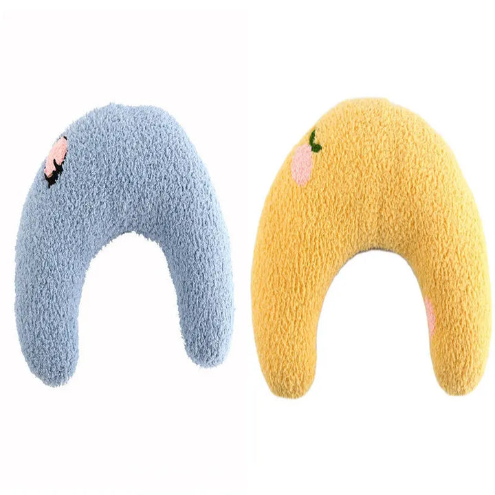 Little Pillow For Cats Fashion Neck Protector Deep Sleep Puppy U-Shaped Pillow Pets Pillow Kitten Headrest Dog Sleeping Pillow Pet Products Gabby Whale